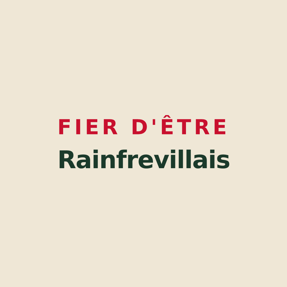 Tote bag « Fier d'être Rainfrevillais » — design pour Rainfreville