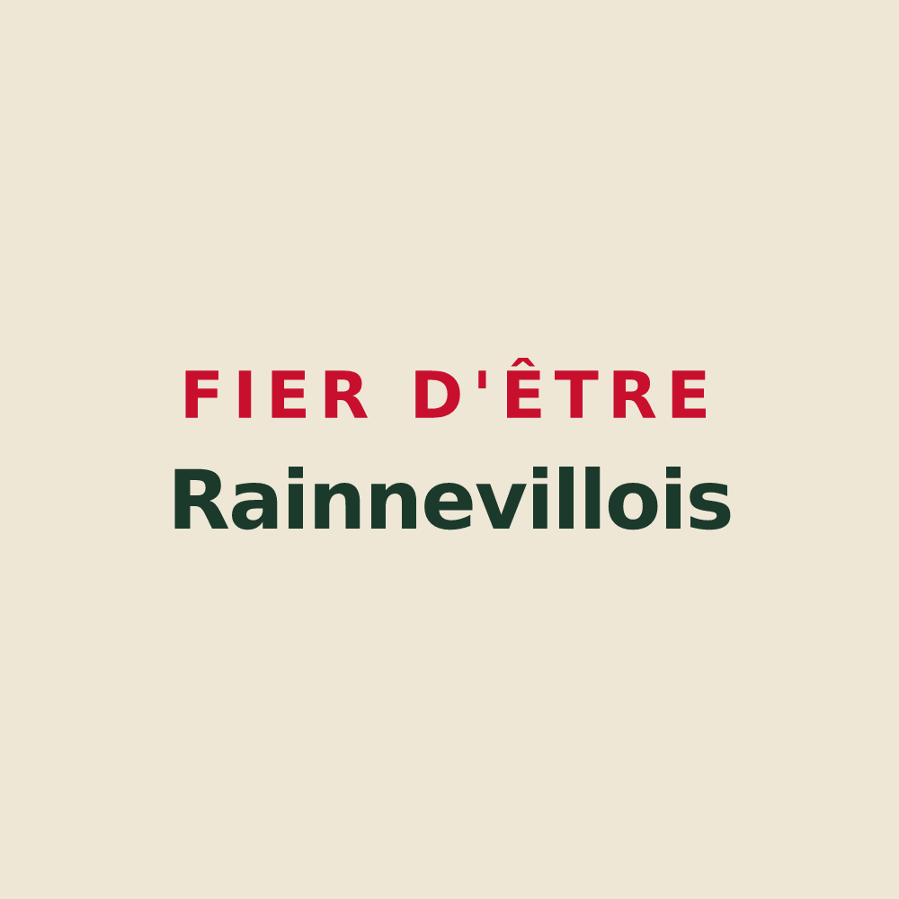 Tote bag « Fier d'être Rainnevillois » — design pour Rainneville