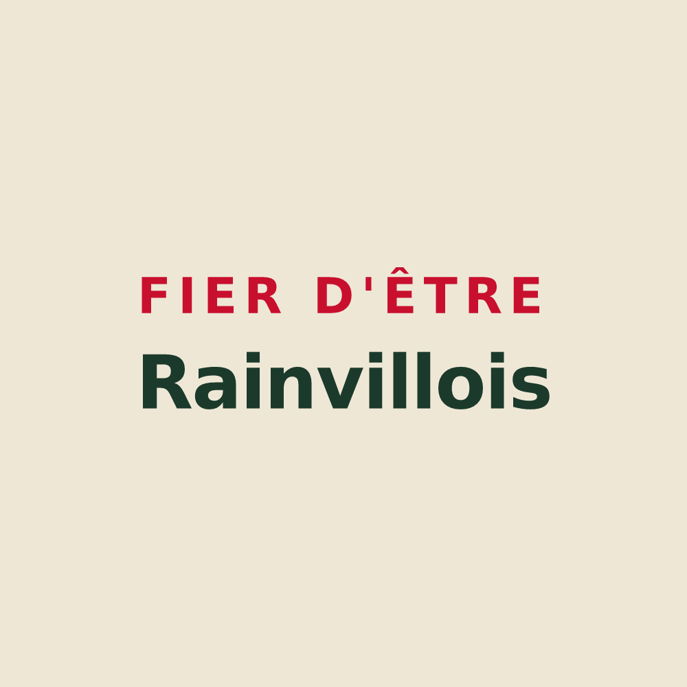 Tote bag « Fier d'être Rainvillois » — design pour Rainville