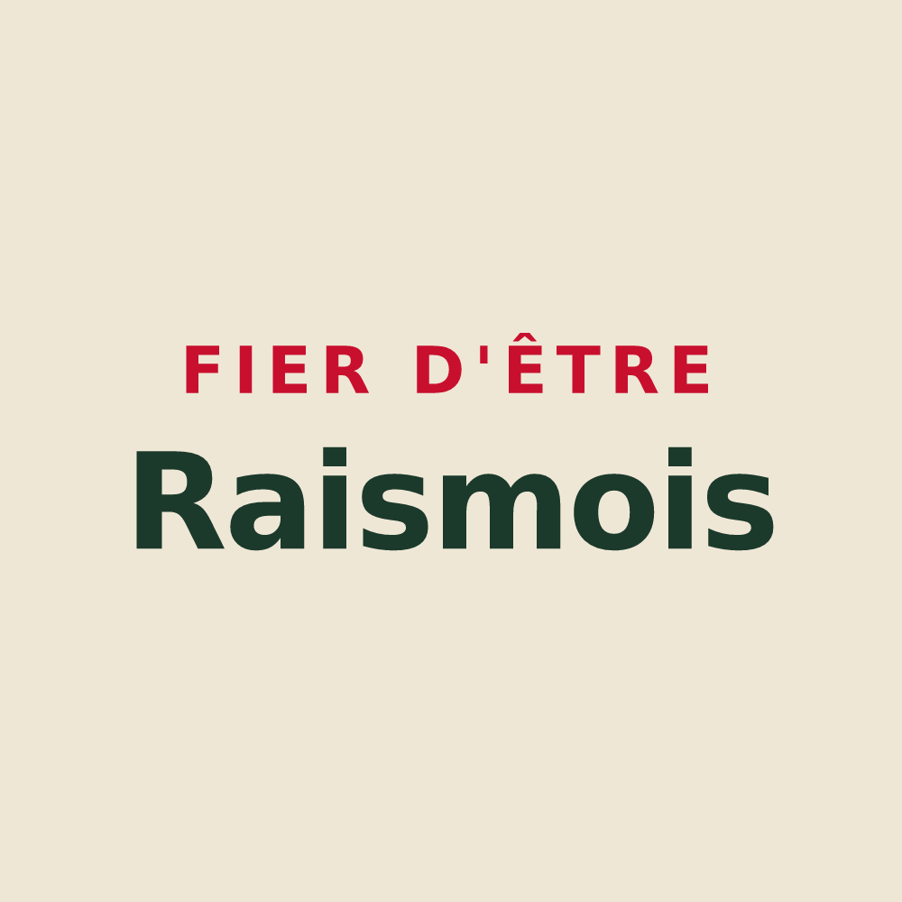 Tote bag « Fier d'être Raismois » — design pour Raismes