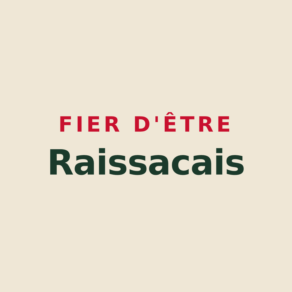 Tote bag « Fier d'être Raissacais » — design pour Raissac-sur-Lampy