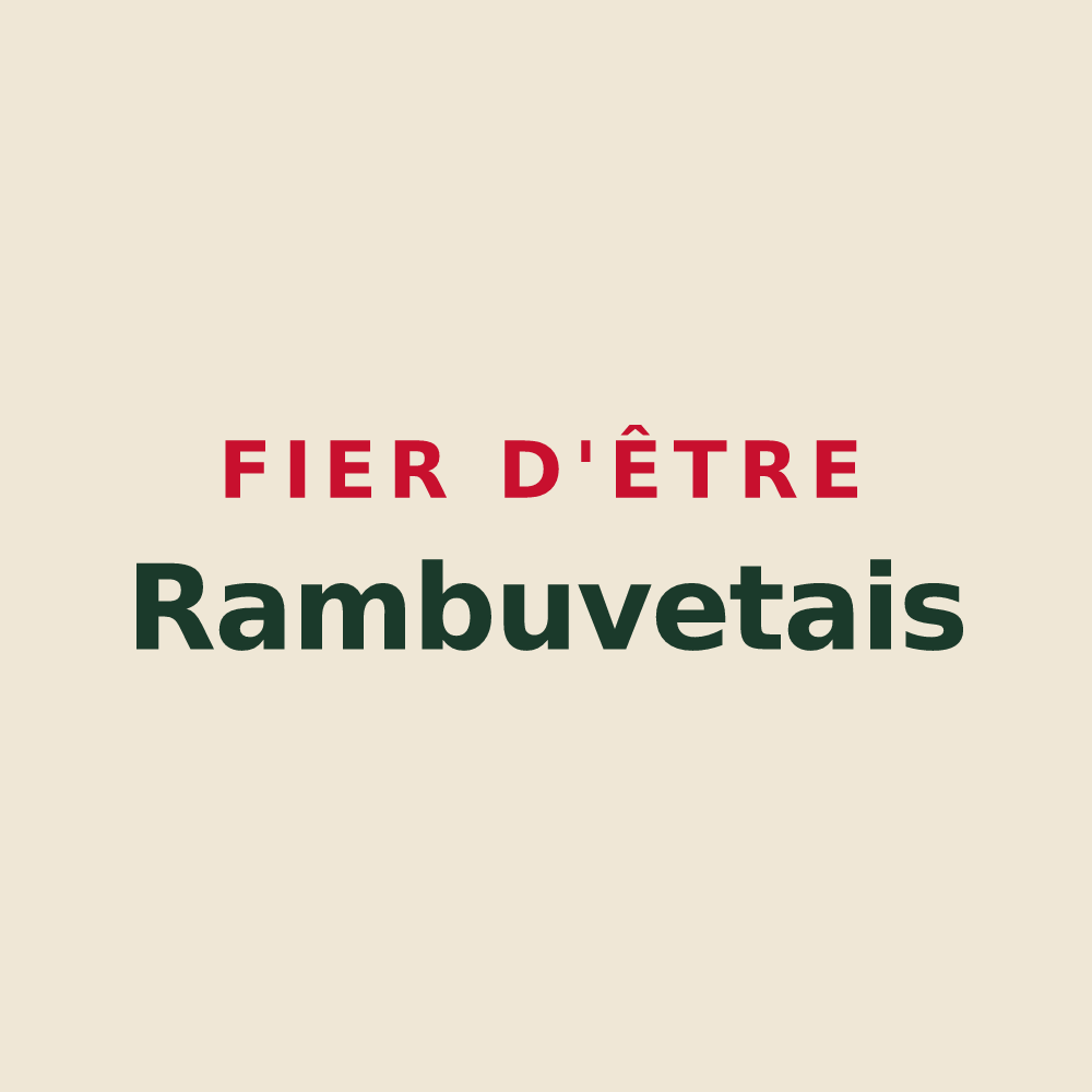Tote bag « Fier d'être Rambuvetais » — design pour Rambervillers