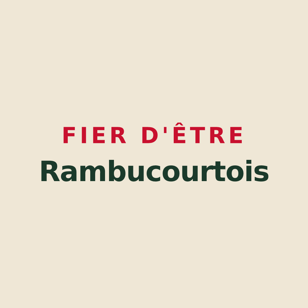 Tote bag « Fier d'être Rambucourtois » — design pour Rambucourt