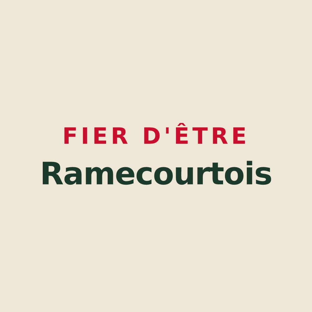 Tote bag « Fier d'être Ramecourtois » — design pour Ramecourt