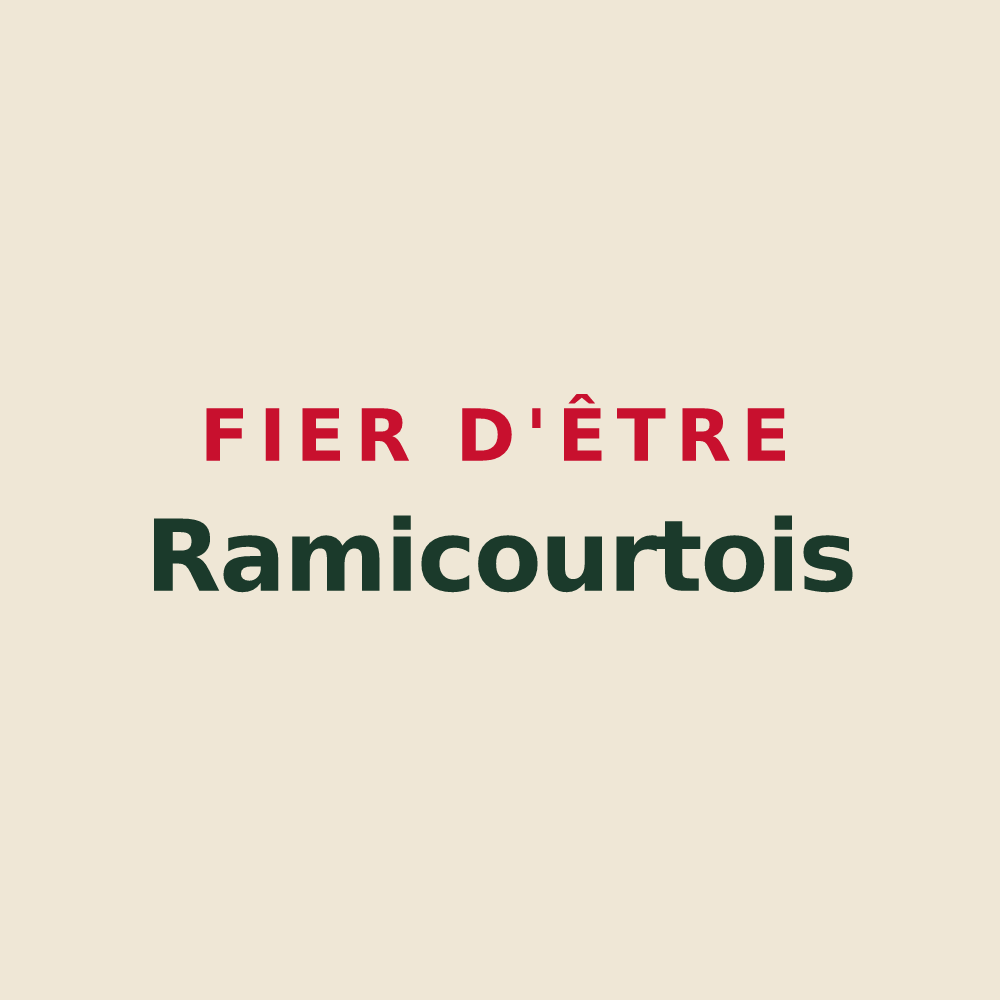 Tote bag « Fier d'être Ramicourtois » — design pour Ramicourt