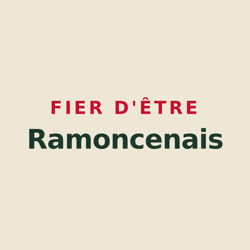 Tote bag « Fier d'être Ramoncenais » — design pour Ramonchamp