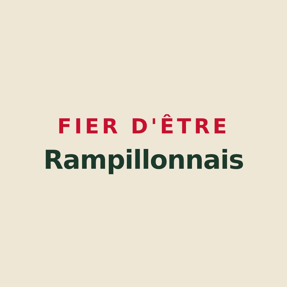 Tote bag « Fier d'être Rampillonnais » — design pour Rampillon