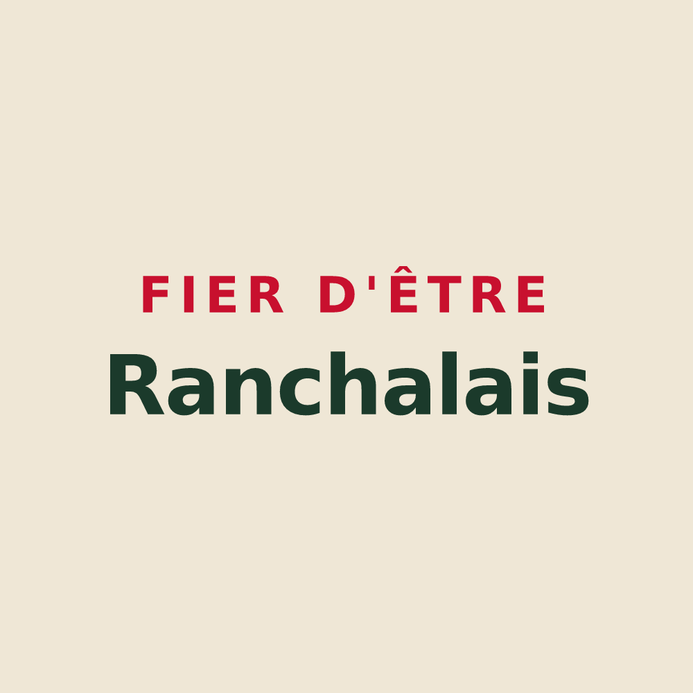 Tote bag « Fier d'être Ranchalais » — design pour Ranchal