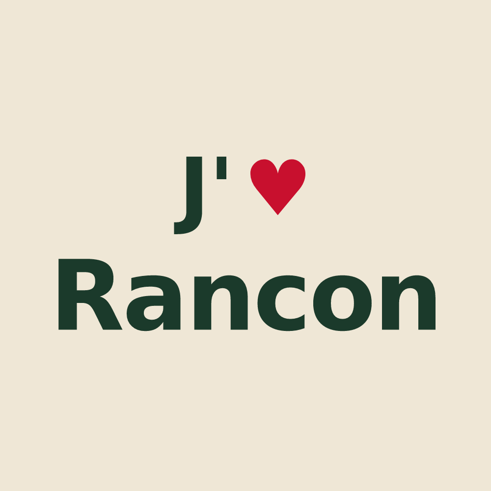 Tote bag personnalisé Rancon — design J'aime Rancon