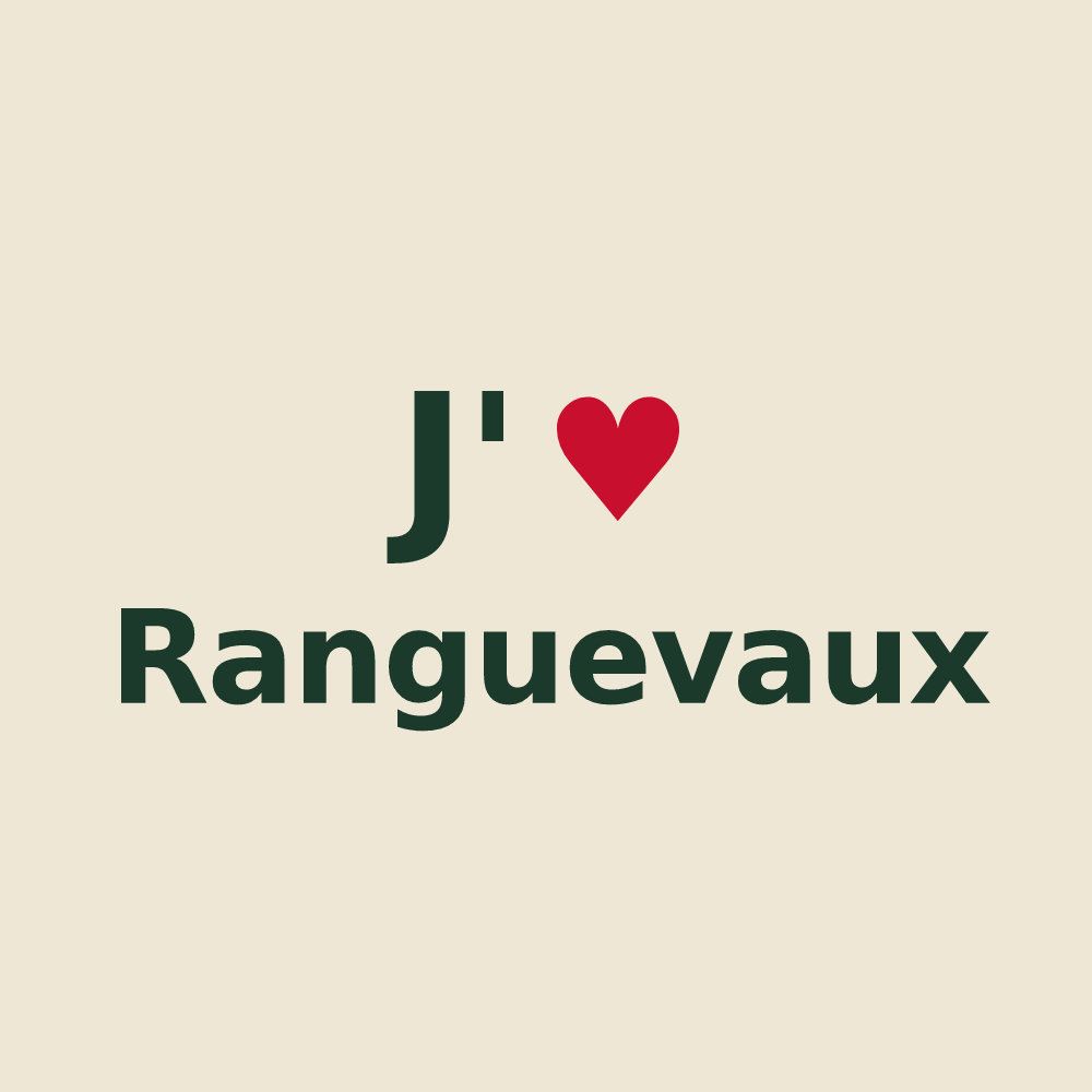 Tote bag personnalisé Ranguevaux — design J'aime Ranguevaux