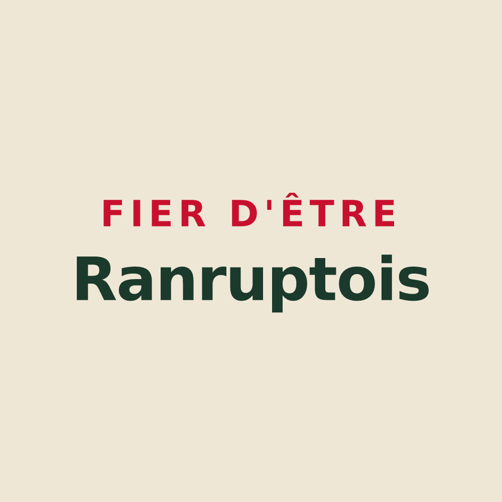 Tote bag « Fier d'être Ranruptois » — design pour Ranrupt