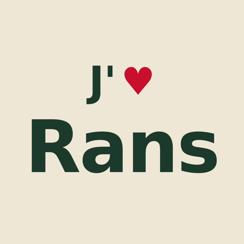 Tote bag personnalisé Rans — design J'aime Rans