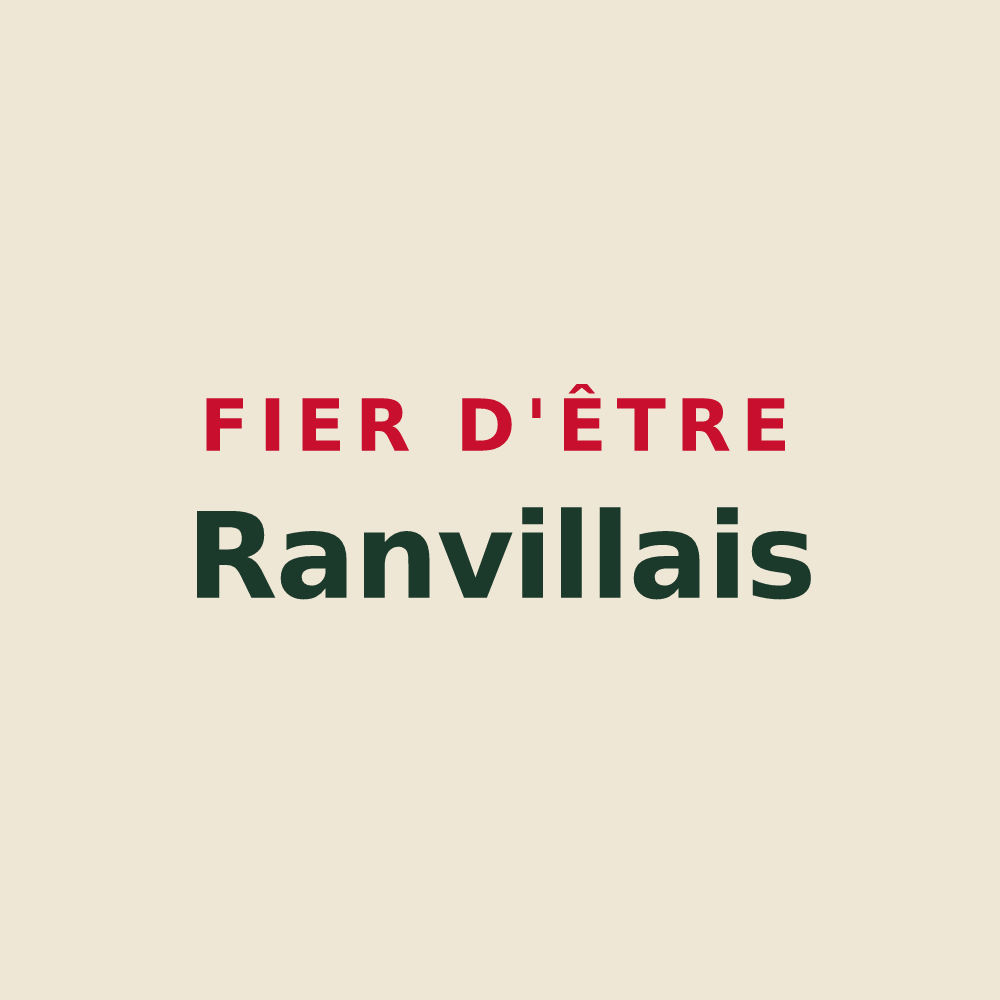 Tote bag « Fier d'être Ranvillais » — design pour Ranville