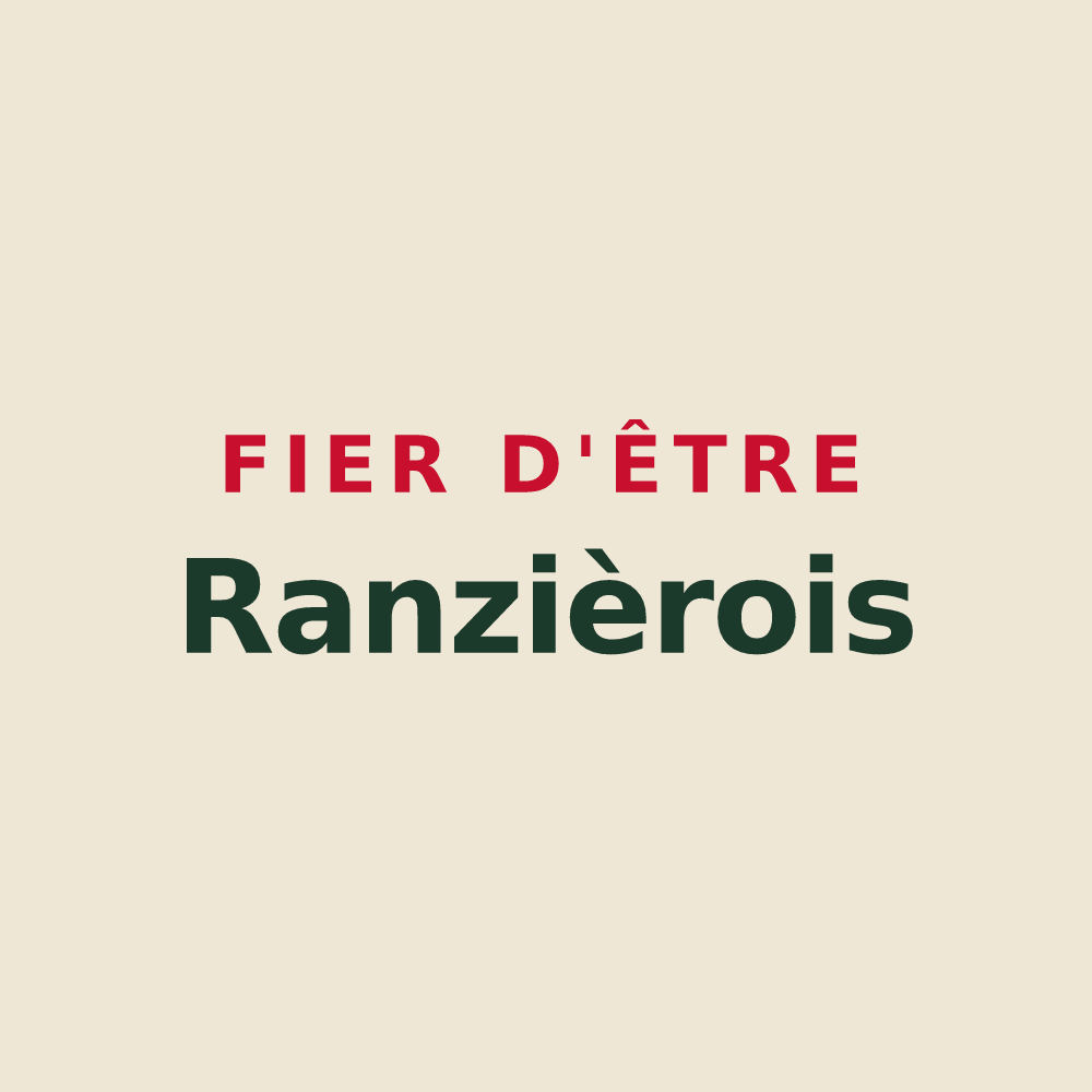 Tote bag « Fier d'être Ranzièrois » — design pour Ranzières
