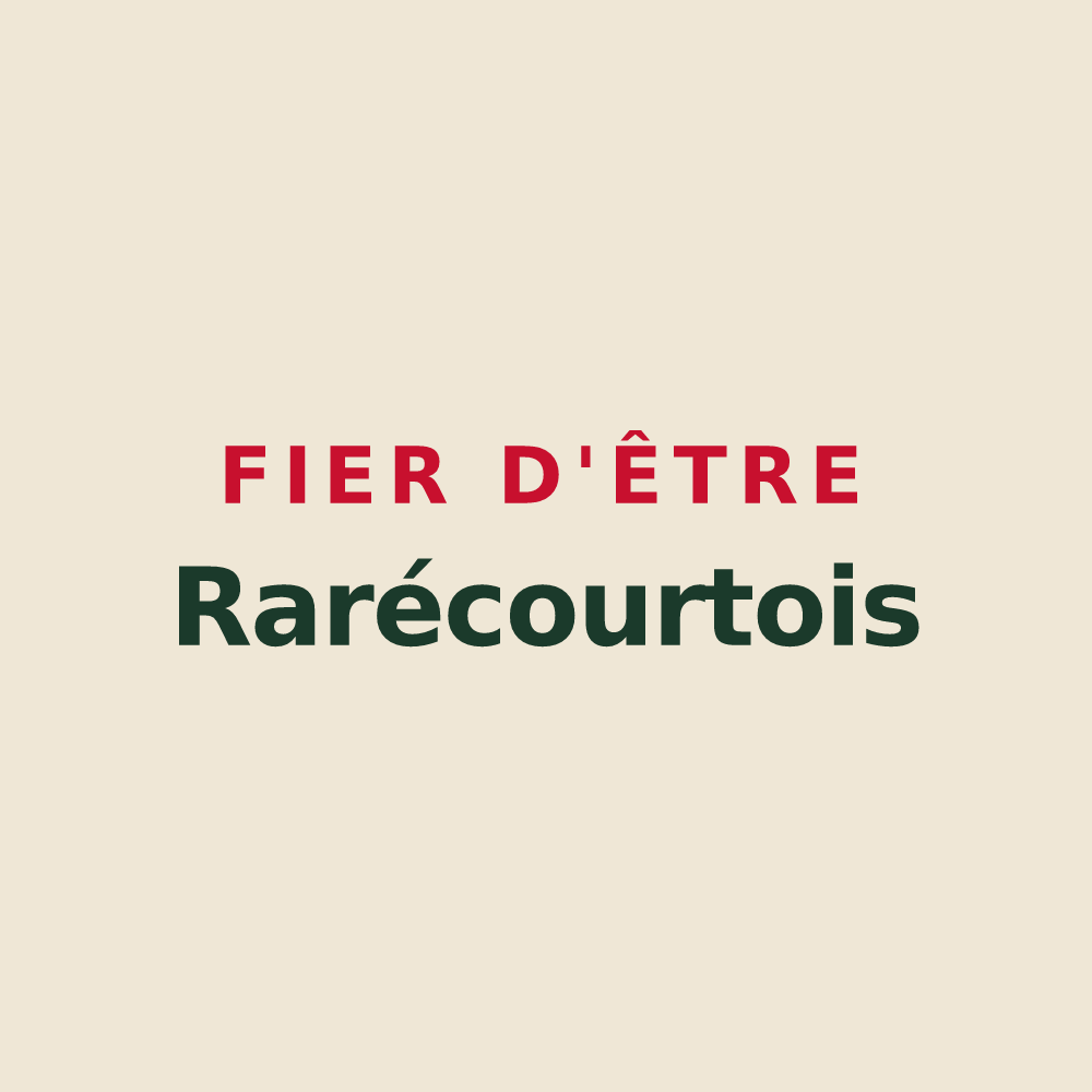 Tote bag « Fier d'être Rarécourtois » — design pour Rarécourt