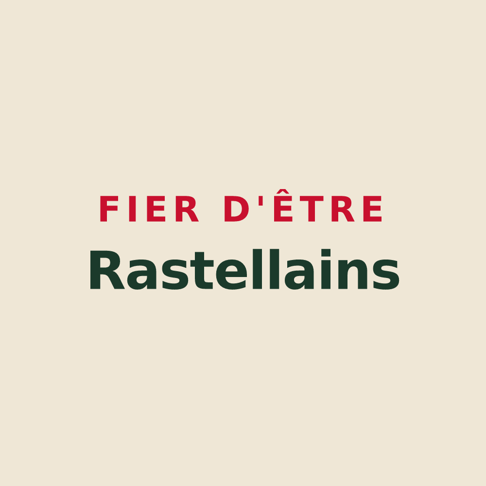 Tote bag « Fier d'être Rastellains » — design pour Rasteau
