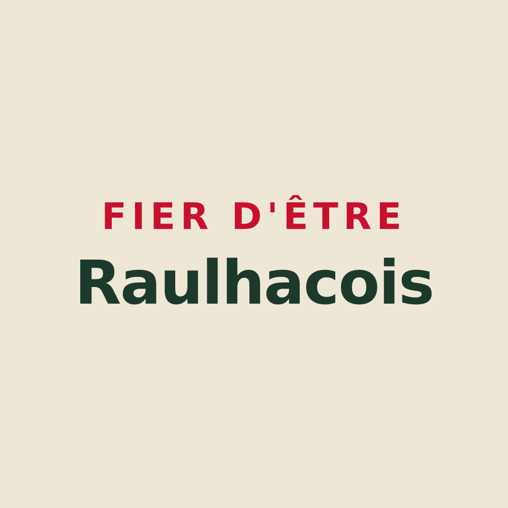 Tote bag « Fier d'être Raulhacois » — design pour Raulhac