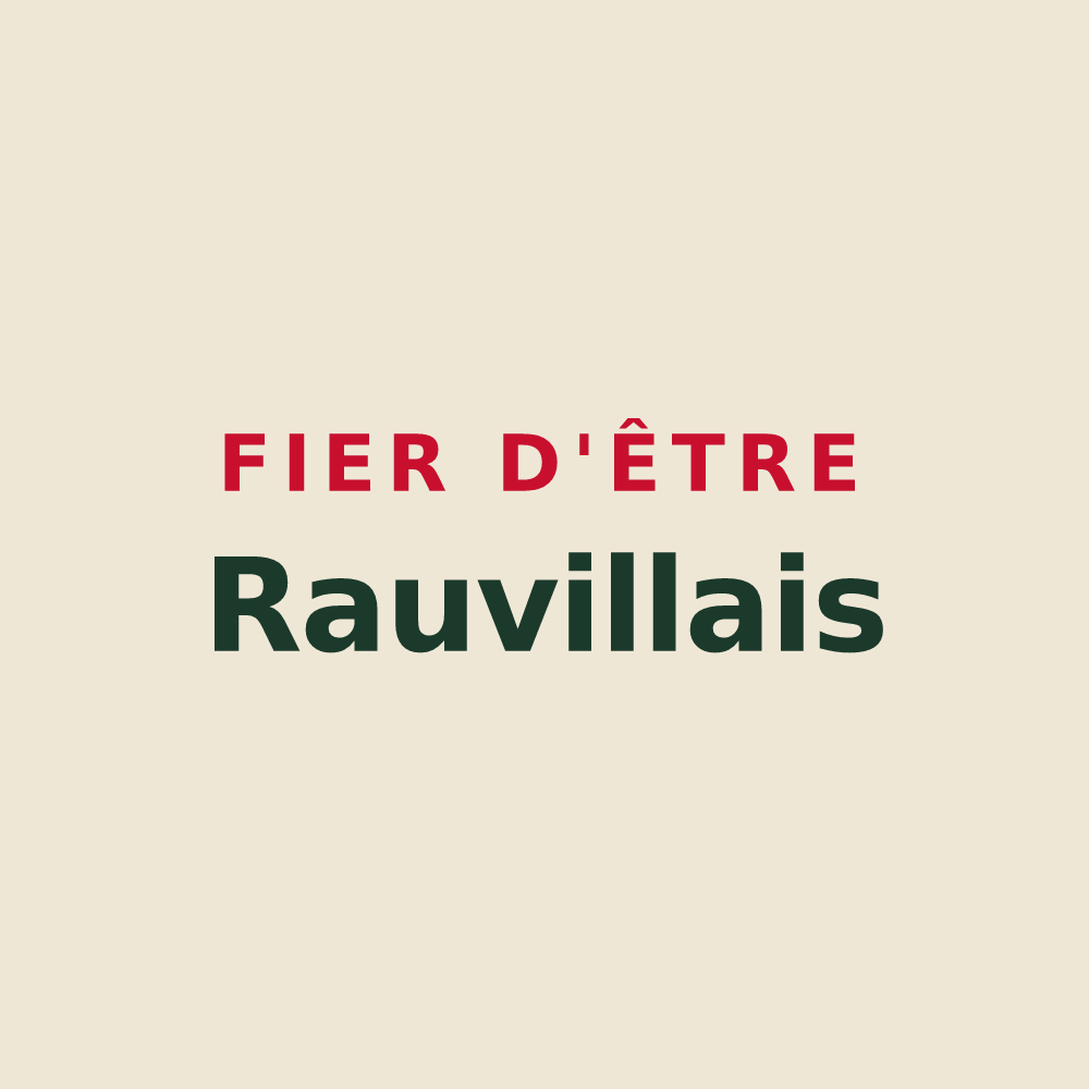 Tote bag « Fier d'être Rauvillais » — design pour Rauville-la-Bigot