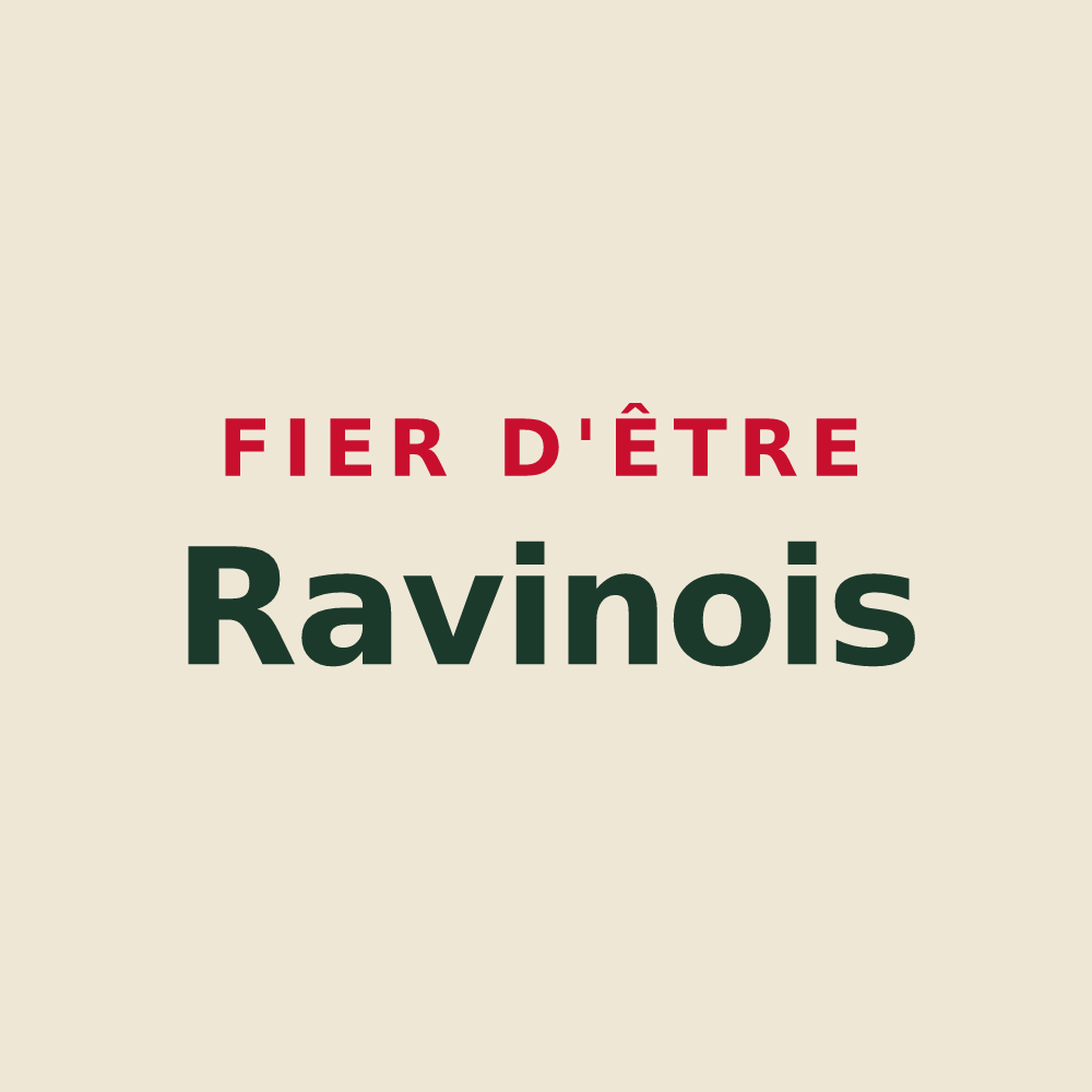 Tote bag « Fier d'être Ravinois » — design pour Raves