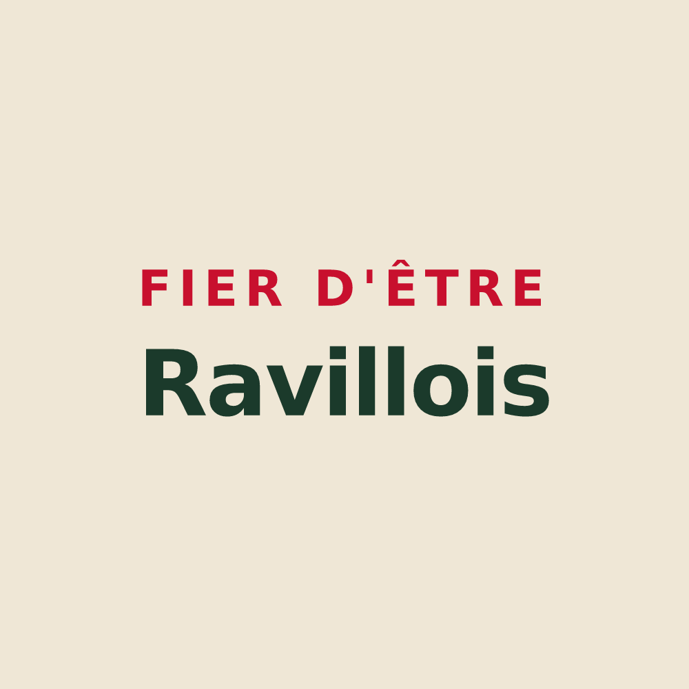 Tote bag « Fier d'être Ravillois » — design pour Raville