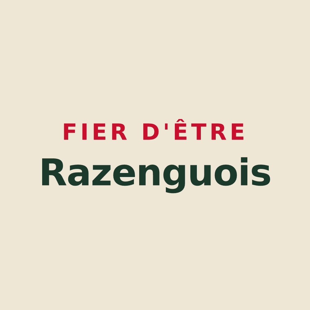 Tote bag « Fier d'être Razenguois » — design pour Razengues