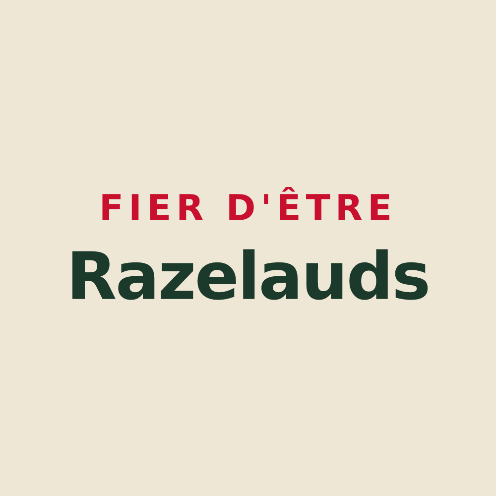 Tote bag « Fier d'être Razelauds » — design pour Razès