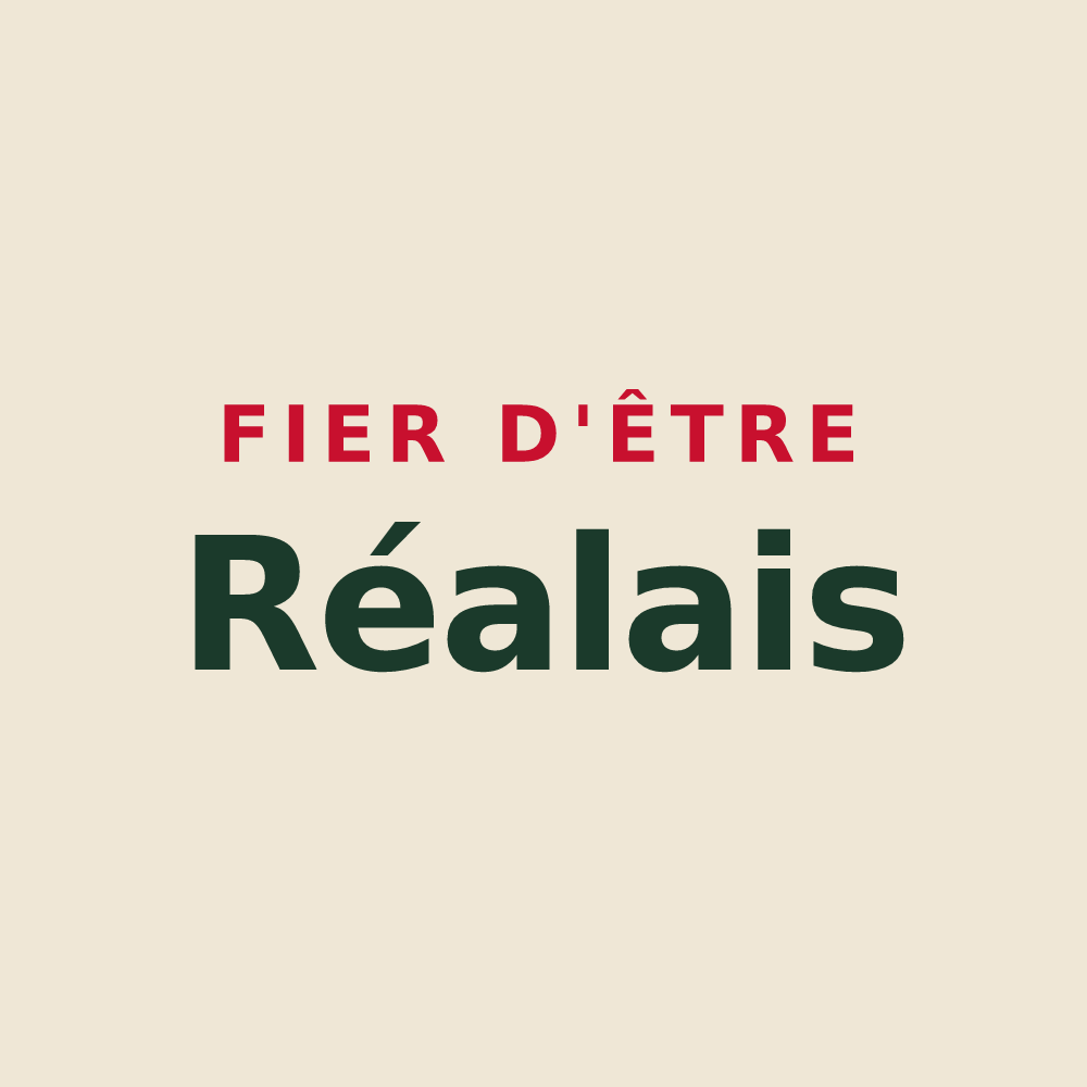 Tote bag « Fier d'être Réalais » — design pour Réal