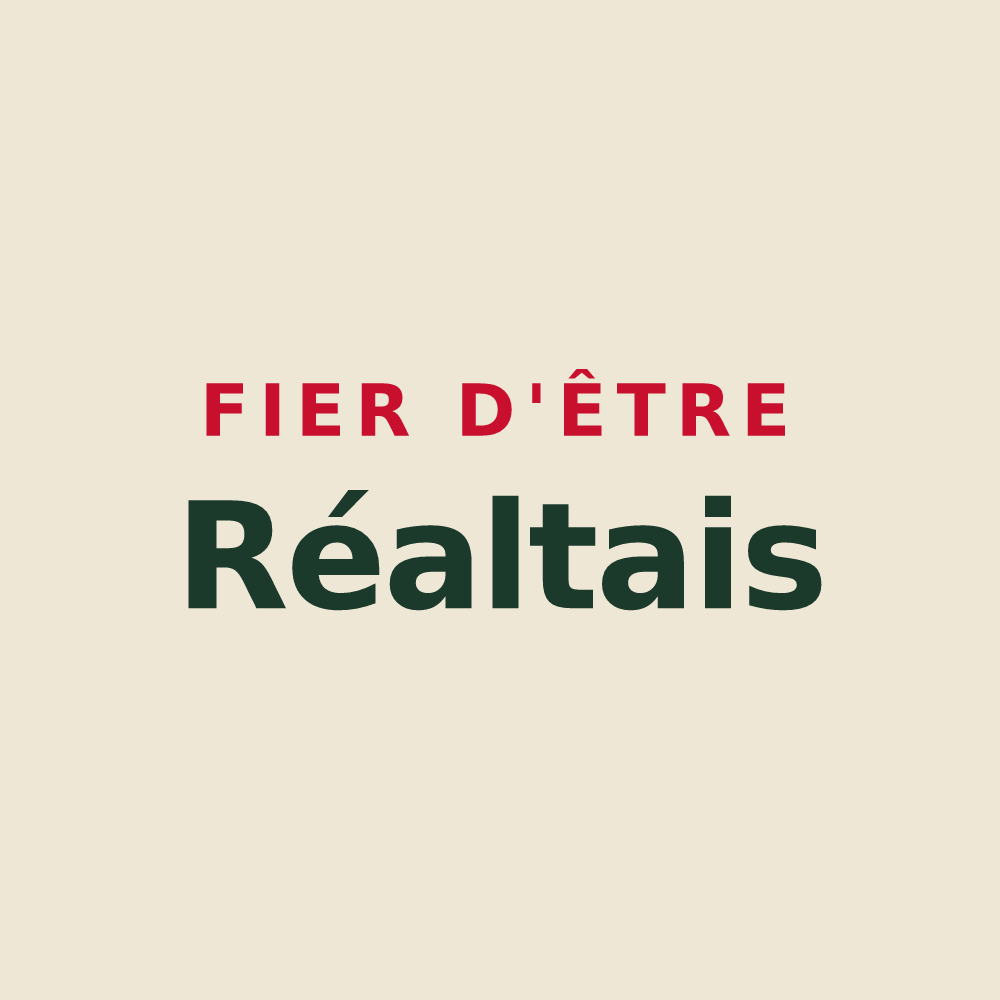 Tote bag « Fier d'être Réaltais » — design pour Réau