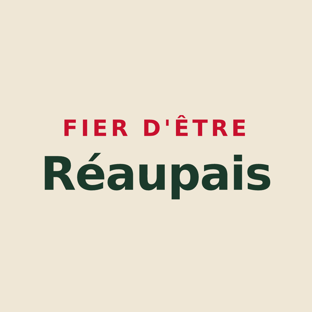 Tote bag « Fier d'être Réaupais » — design pour Réaup-Lisse