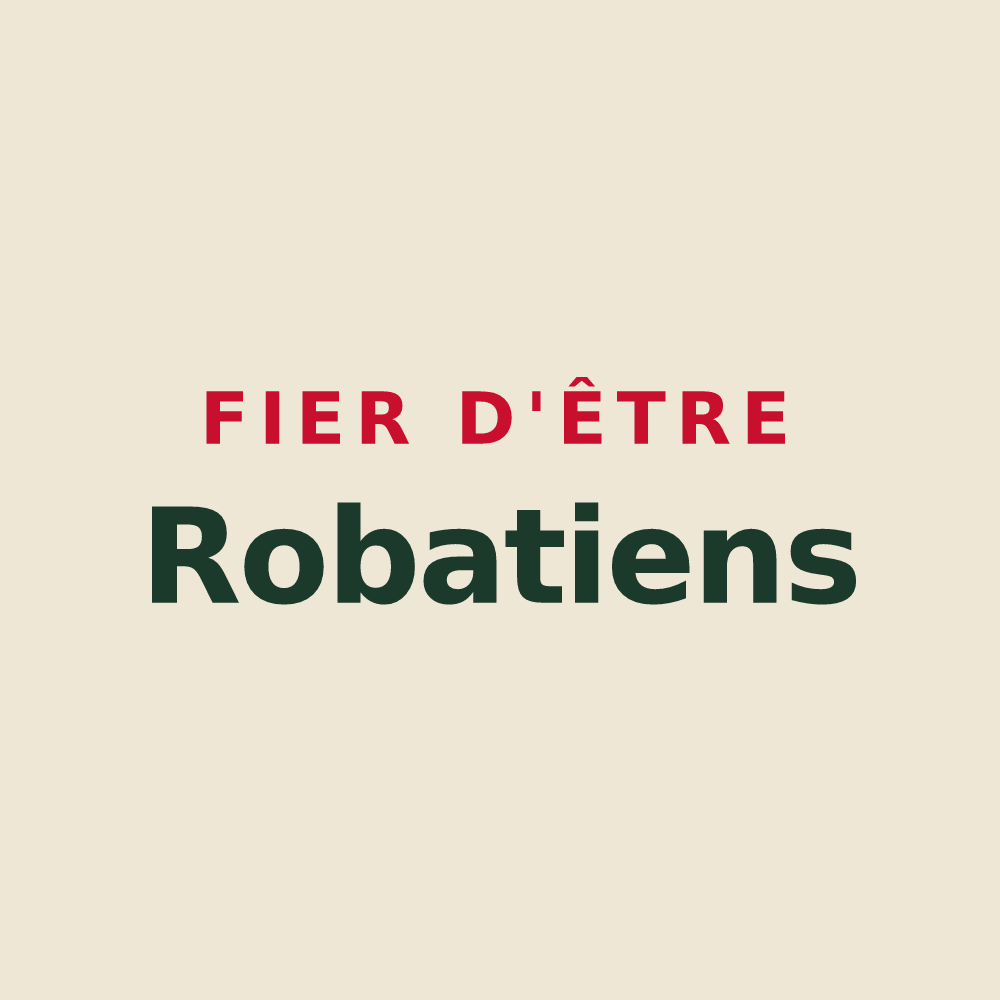 Tote bag « Fier d'être Robatiens » — design pour Rebets