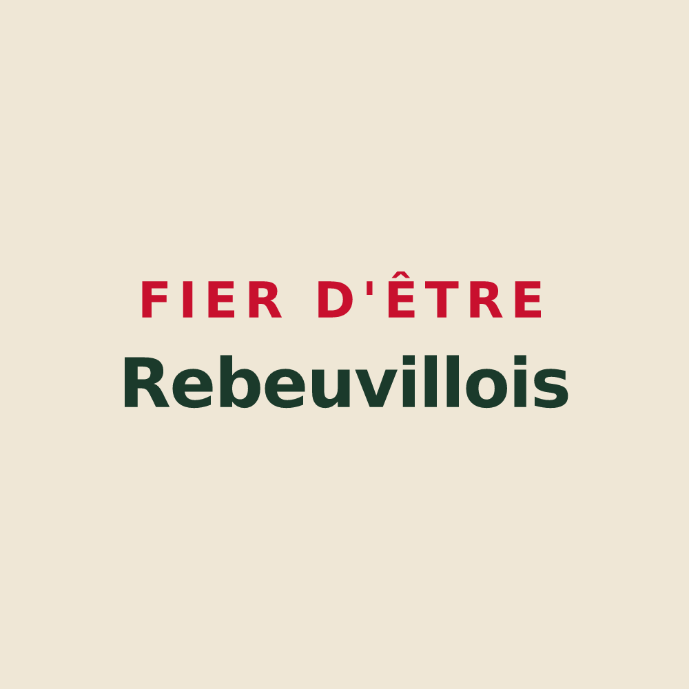 Tote bag « Fier d'être Rebeuvillois » — design pour Rebeuville