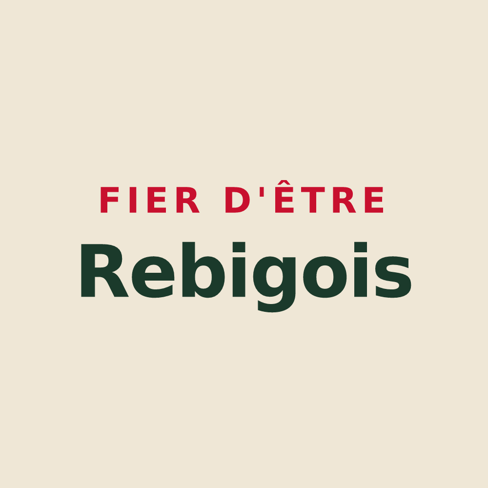 Tote bag « Fier d'être Rebigois » — design pour Rebigue