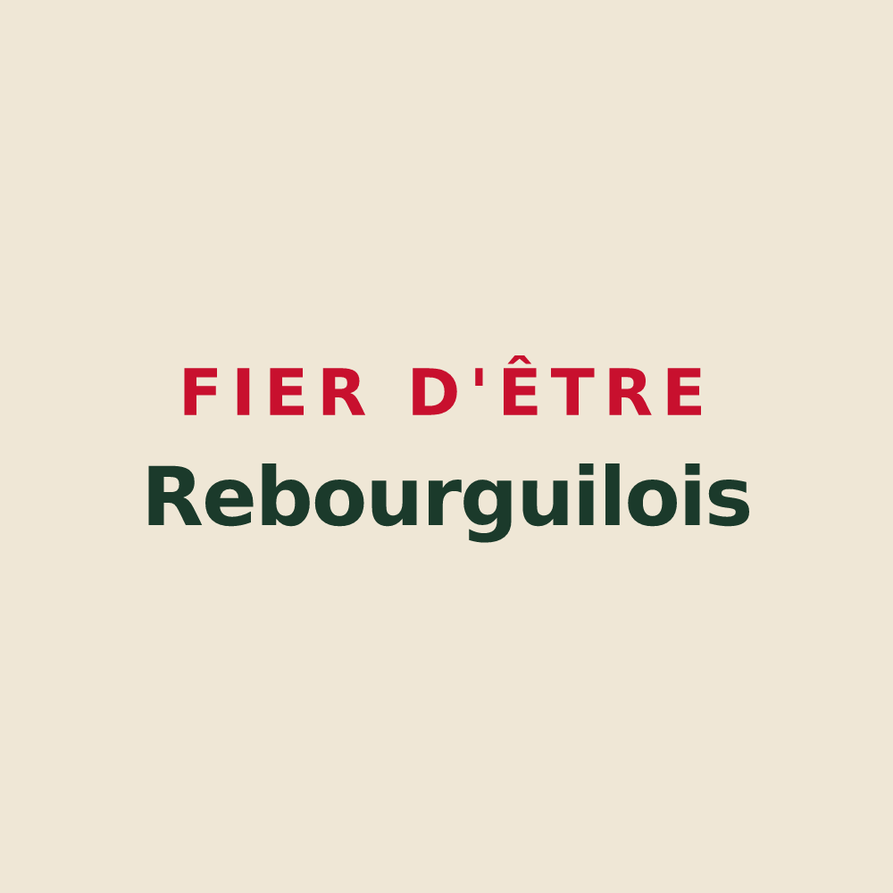 Tote bag « Fier d'être Rebourguilois » — design pour Rebourguil