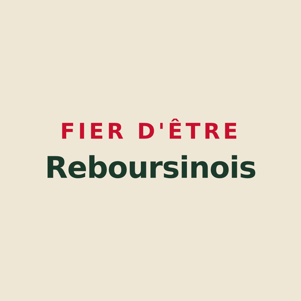Tote bag « Fier d'être Reboursinois » — design pour Reboursin