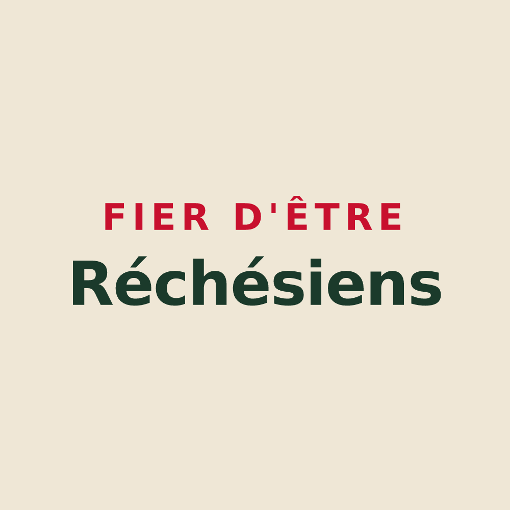 Tote bag « Fier d'être Réchésiens » — design pour Réchésy