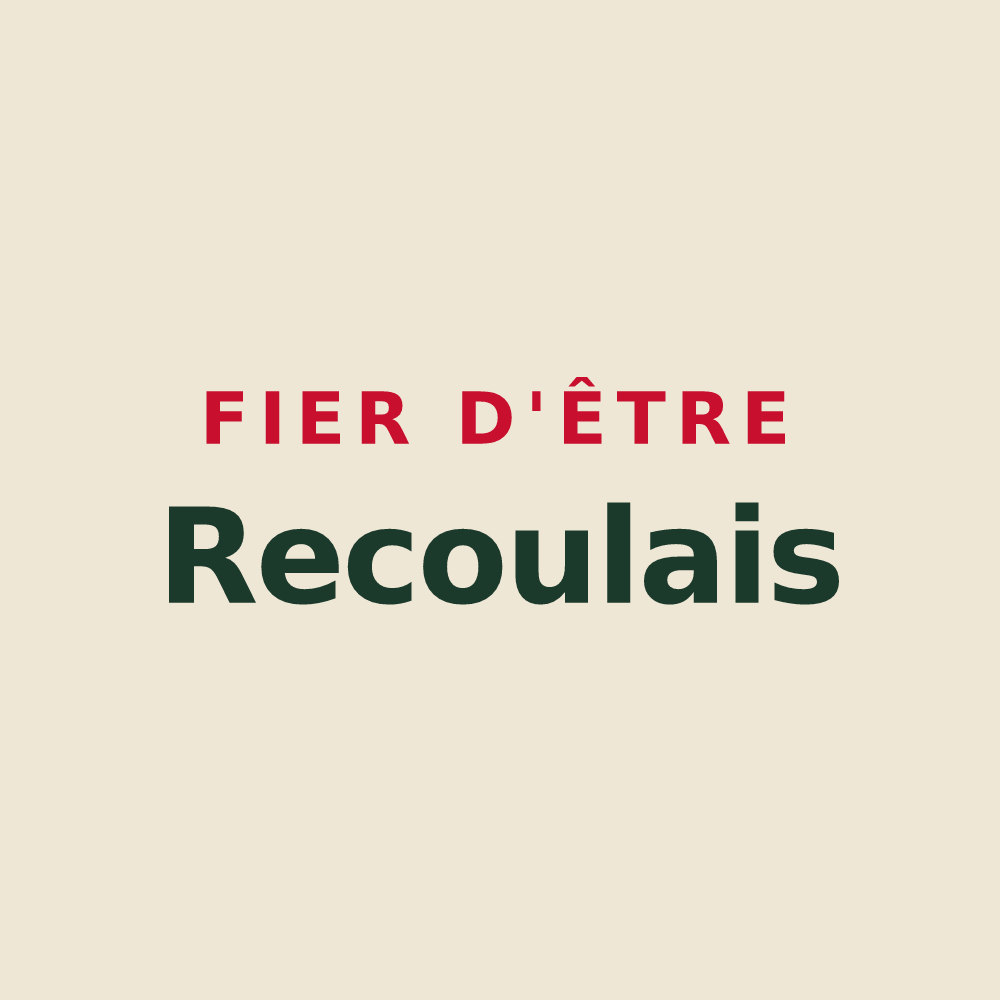 Tote bag « Fier d'être Recoulais » — design pour Recoules-d'Aubrac