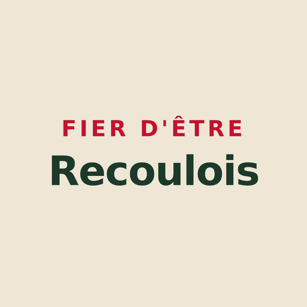 Tote bag « Fier d'être Recoulois » — design pour Recoules-de-Fumas