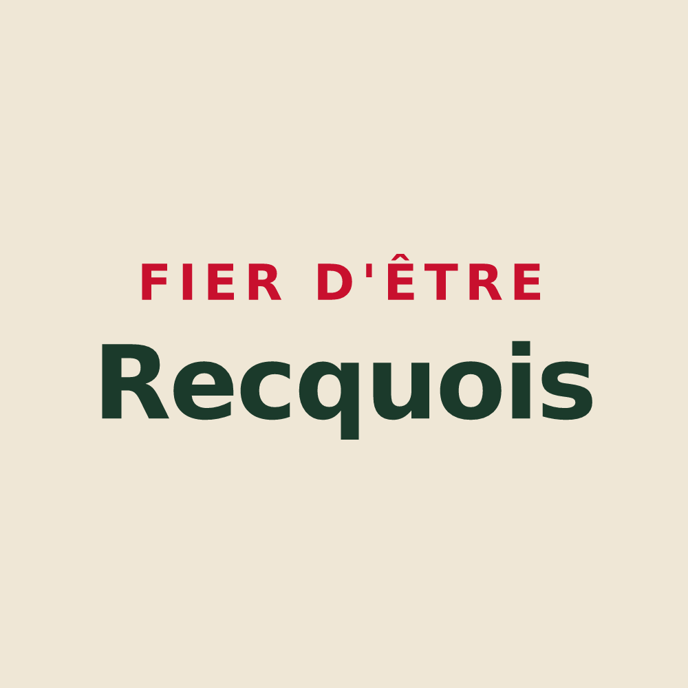 Tote bag « Fier d'être Recquois » — design pour Recques-sur-Hem