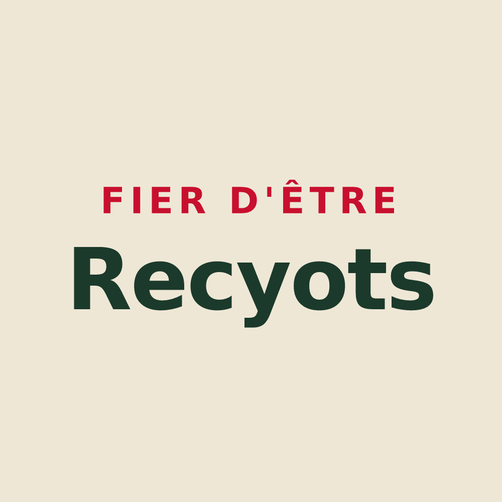 Tote bag « Fier d'être Recyots » — design pour Recy
