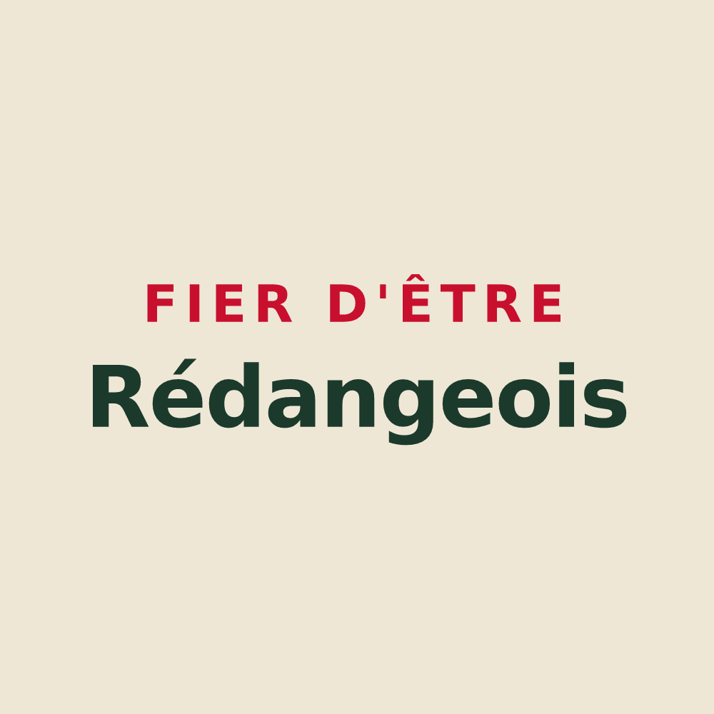 Tote bag « Fier d'être Rédangeois » — design pour Rédange