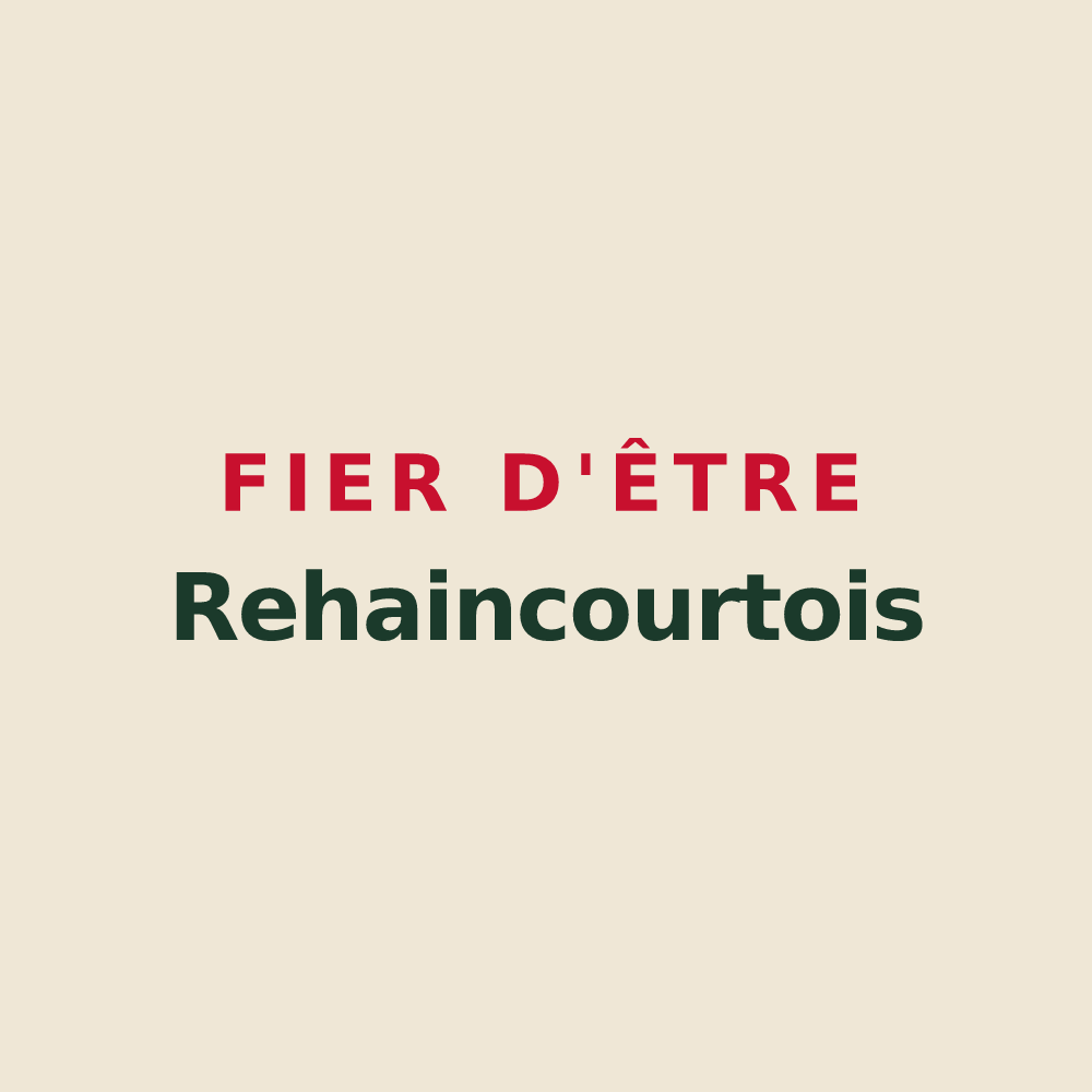 Tote bag « Fier d'être Rehaincourtois » — design pour Rehaincourt