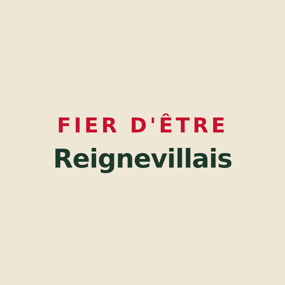 Tote bag « Fier d'être Reignevillais » — design pour Reigneville-Bocage