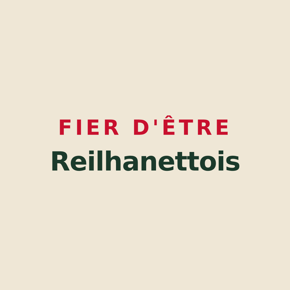 Tote bag « Fier d'être Reilhanettois » — design pour Reilhanette
