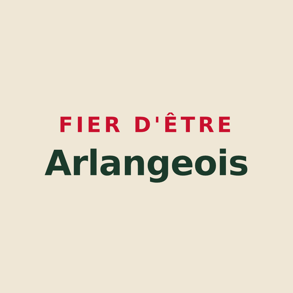 Tote bag « Fier d'être Arlangeois » — design pour Relanges