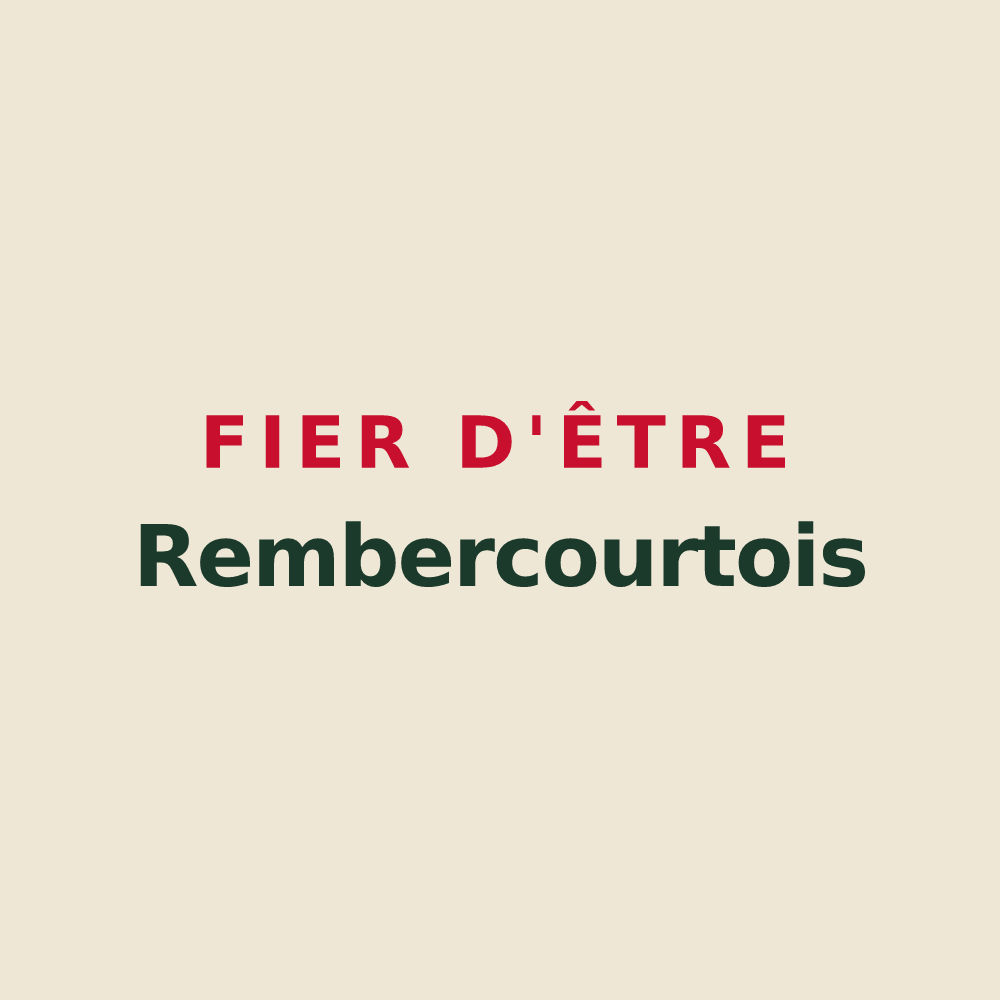 Tote bag « Fier d'être Rembercourtois » — design pour Rembercourt-sur-Mad