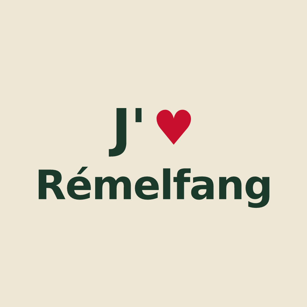 Tote bag personnalisé Rémelfang — design J'aime Rémelfang