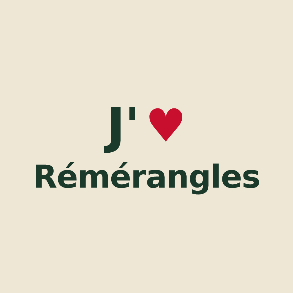 Tote bag personnalisé Rémérangles — design J'aime Rémérangles