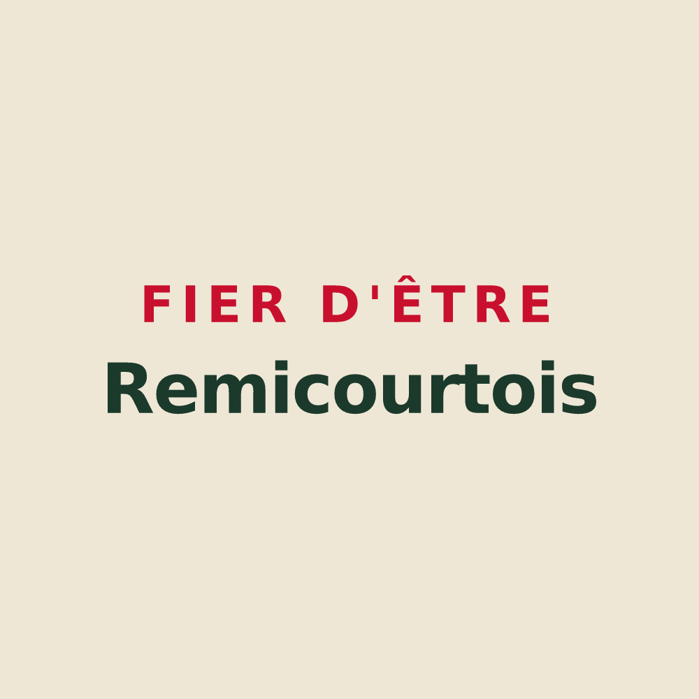 Tote bag « Fier d'être Remicourtois » — design pour Remicourt