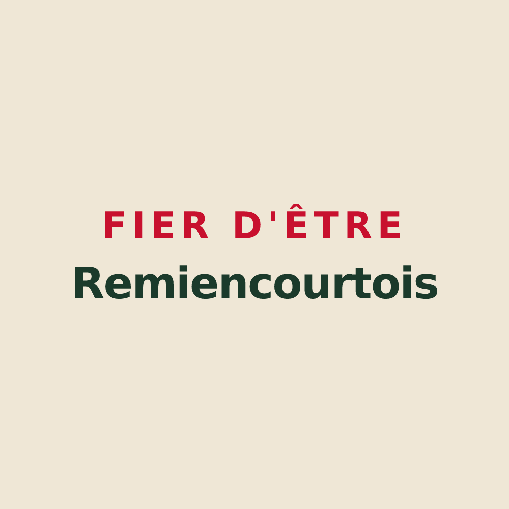 Tote bag « Fier d'être Remiencourtois » — design pour Remiencourt