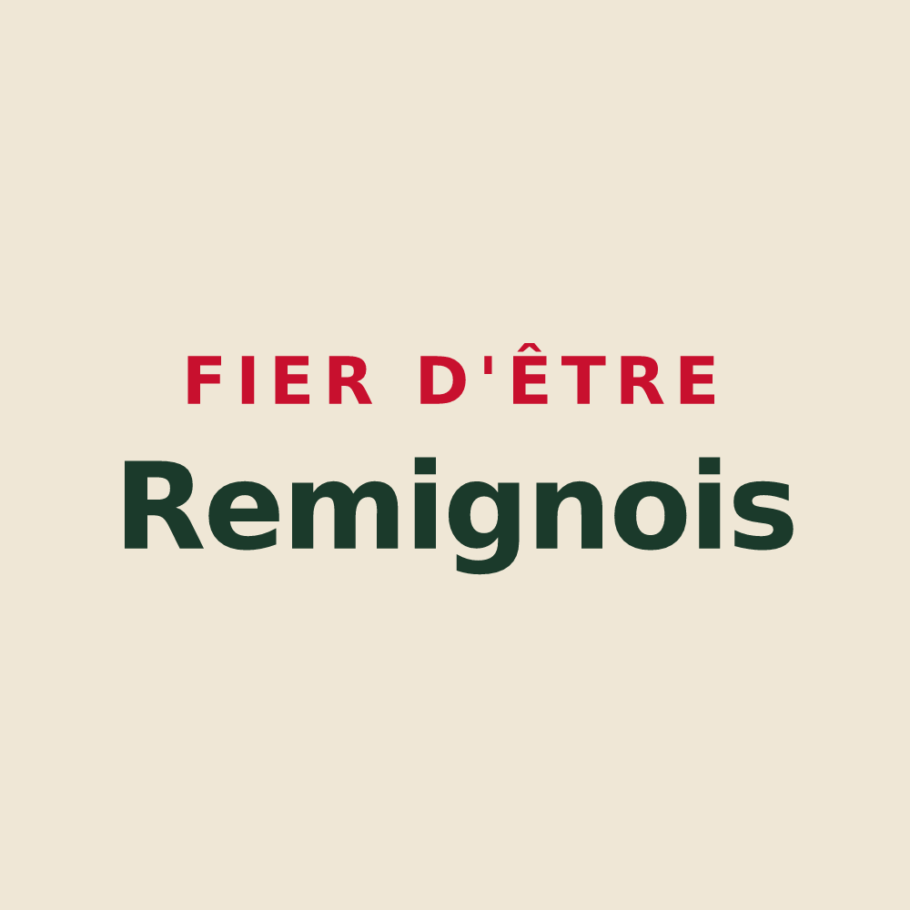 Tote bag « Fier d'être Remignois » — design pour Remigny
